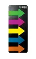 Następne zdjęcie produktu Zakładki w kształcie strzały, 5x25 listków, 25x45 mm, SIGEL Strzałki, mix kolorów