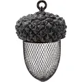 Następne zdjęcie produktu Acorn - Karmnik dla ptaków, 700ml/14×22cm, Żywica/Metal, Brązowy/Biały