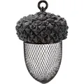 Następne zdjęcie produktu Acorn - Karmnik dla ptaków, 700ml/14×22cm, Żywica/Metal, Brązowy/Biały