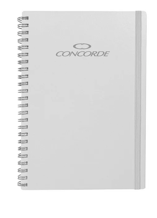 Główne zdjęcie produktu Zápisník CONCORDE Spiral A5 linka 9mm,80l, růžová