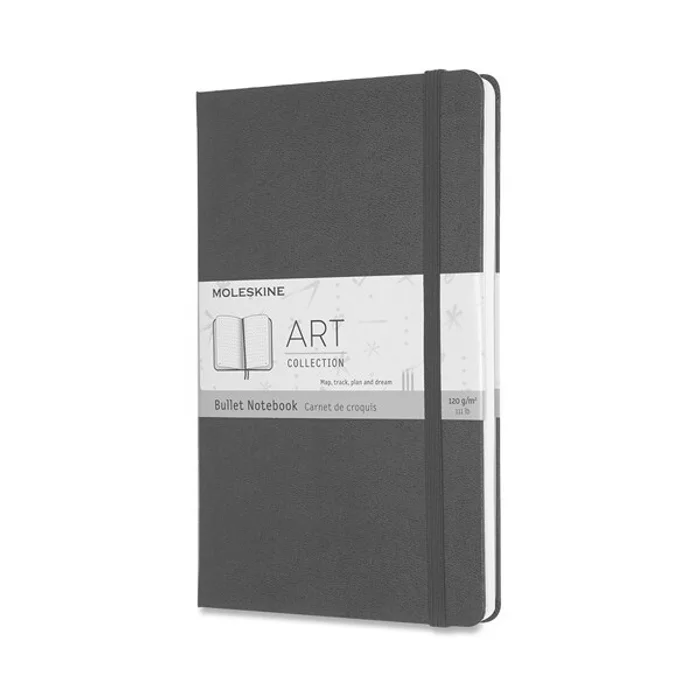 Główne zdjęcie produktu Zápisník Moleskine Art Bullet - tvrdé desky L, tečkovaný, černý