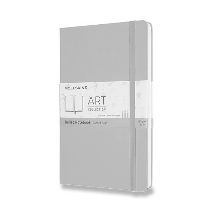 Główne zdjęcie produktu Zápisník Moleskine Art Bullet - tvrdé desky L, tečkovaný, světle růžový