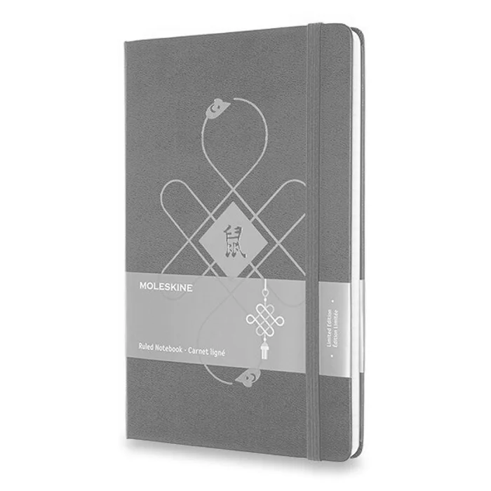 Główne zdjęcie produktu Zápisník Moleskine Chinese - tvrdé desky L, linkovaný, červený