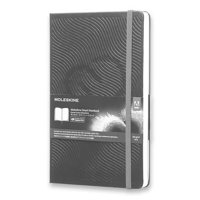 Główne zdjęcie produktu Zápisník MOLESKINE Creative Cloud - tvrdé desky L, čistý, černý