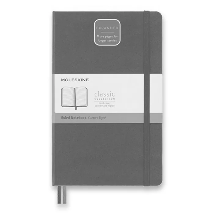 Główne zdjęcie produktu Zápisník Moleskine Expanded - tvrdé desky červený