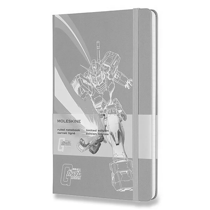 Główne zdjęcie produktu Zápisník Moleskine Gundam - tvrdé desky L, linkovaný, modrý