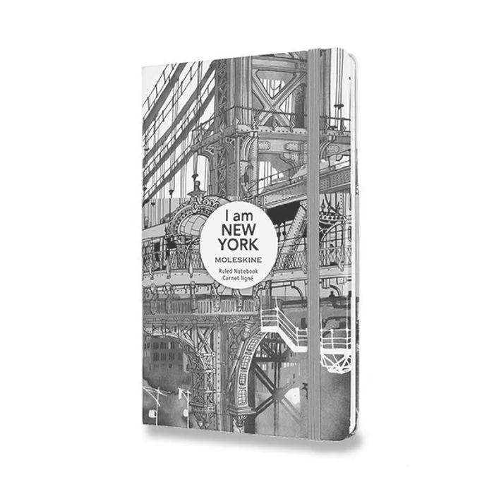 Główne zdjęcie produktu Zápisník Moleskine I am New York tvrdé desky L, linkovaný