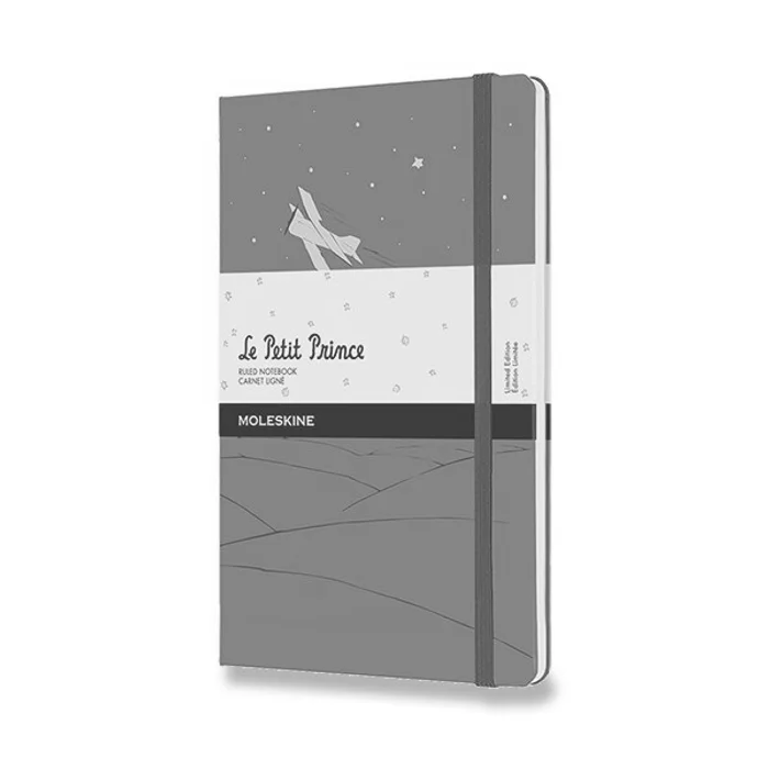 Główne zdjęcie produktu Zápisník Moleskine Le Petit Prince - tvrdé desky L, linkovaný, modrý