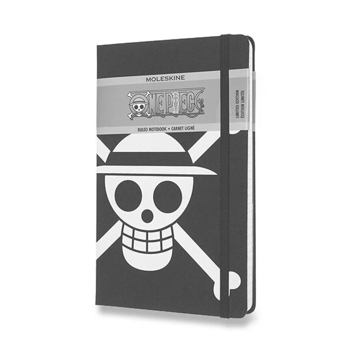 Główne zdjęcie produktu Zápisník Moleskine One piece - tvrdé desky L, linkovaný, černý