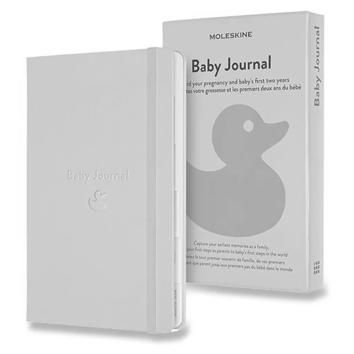 Główne zdjęcie produktu Zápisník Moleskine Passion Baby Journal - tvrdé desky L, žlutý
