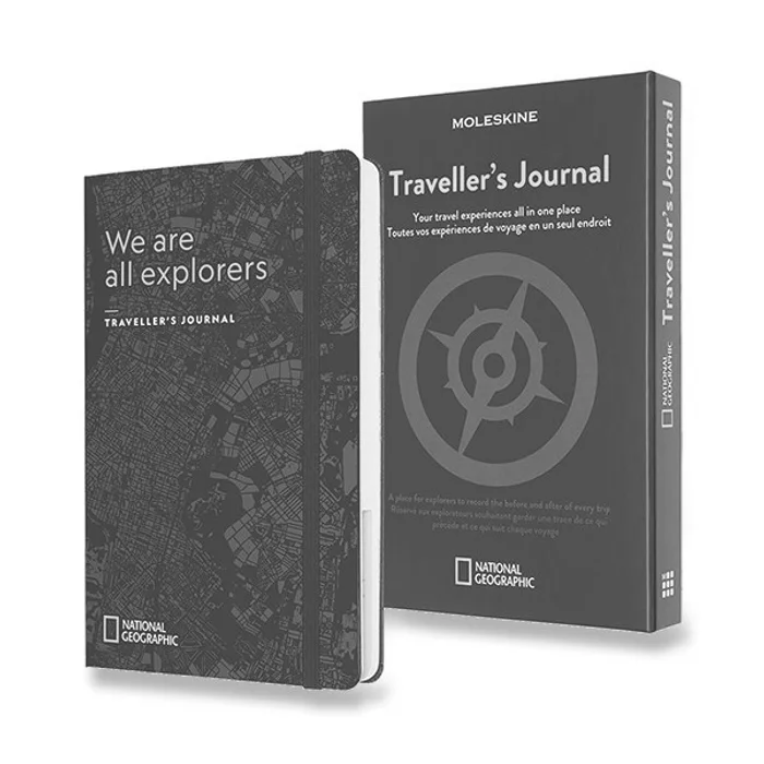 Główne zdjęcie produktu Zápisník Moleskine Passion Travel National Geographic L, černý