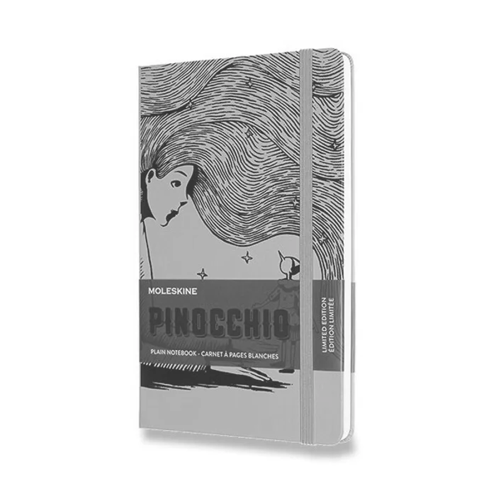 Główne zdjęcie produktu Zápisník Moleskine Pinocchio - tvrdé desky L, čistý, modrý