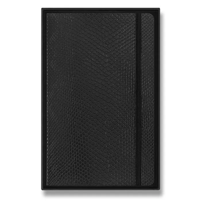 Główne zdjęcie produktu Zápisník Moleskine Precious & Ethical Vegea Boa - měkké desky L, linkovaný, černý