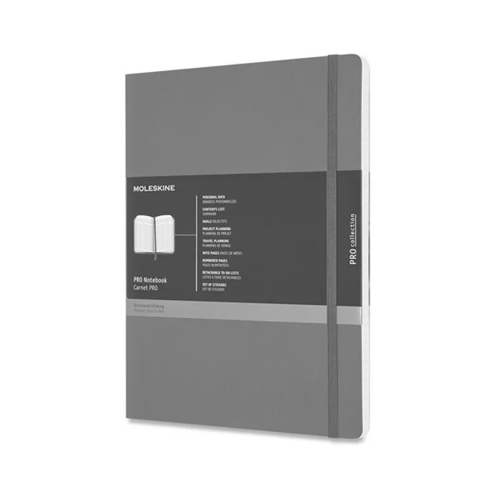 Główne zdjęcie produktu Zápisník Moleskine Professional - měkké desky tm. zelený