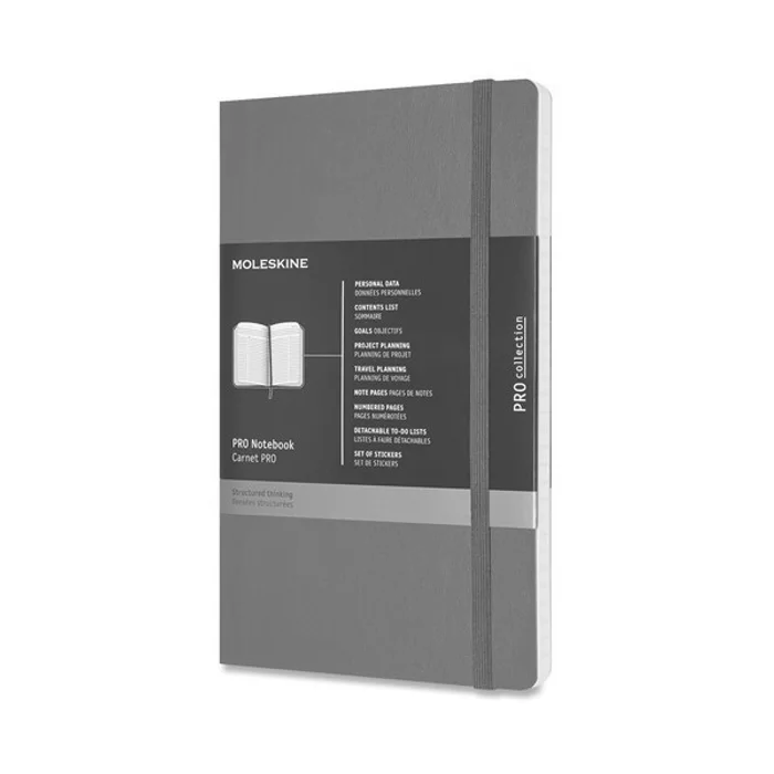 Główne zdjęcie produktu Zápisník Moleskine Professional - měkké desky tm. zelený