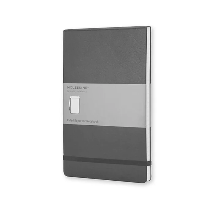 Główne zdjęcie produktu Zápisník Moleskine Reporter - tvrdé desky L, linkovaný, černý