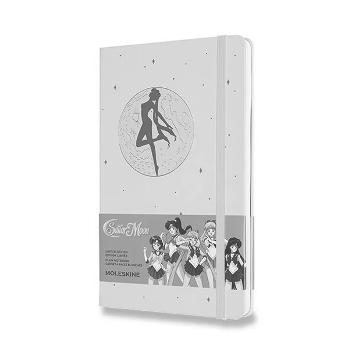 Główne zdjęcie produktu Zápisník Moleskine Sailor Moon - tvrdé desky L, čistý, modrý