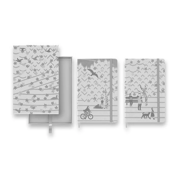 Główne zdjęcie produktu Zápisník Moleskine Sakura 2022 - set 2 ks L, linkovaný + čistý