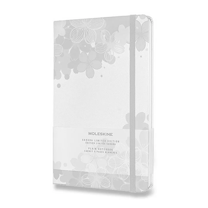 Główne zdjęcie produktu Zápisník Moleskine Sakura - tvrdé desky L, čistý, růžový