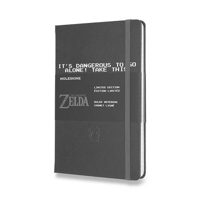 Główne zdjęcie produktu Zápisník Moleskine The Legend of Zelda - tvrdé desky L, linkovaný, černý