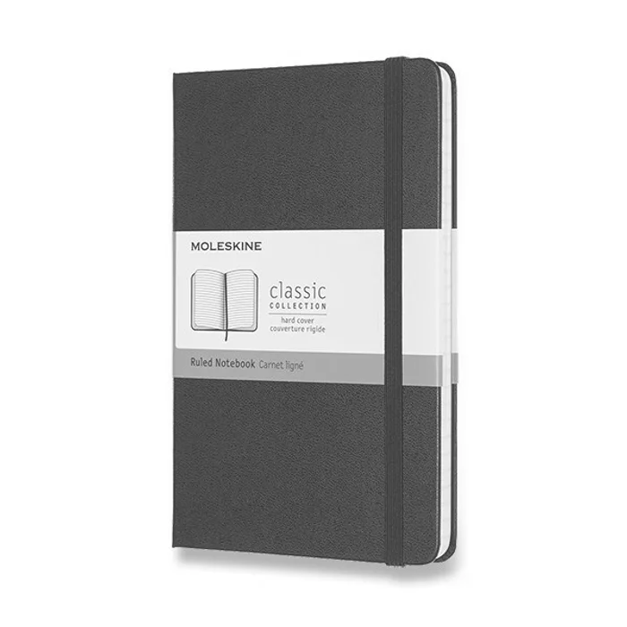 Główne zdjęcie produktu Zápisník Moleskine - tvrdé desky černý