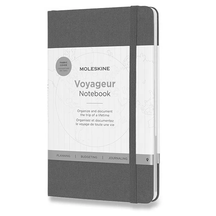 Główne zdjęcie produktu Zápisník Moleskine Voyageur - tvrdé desky tmavě modrý