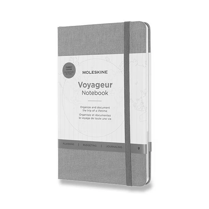Główne zdjęcie produktu Zápisník Moleskine Voyageur - tvrdé desky zelený