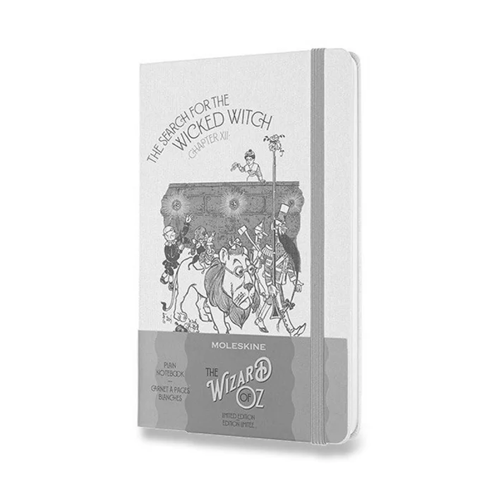Główne zdjęcie produktu Zápisník Moleskine Wizard Of Oz - tvrdé desky L, čistý, modrý