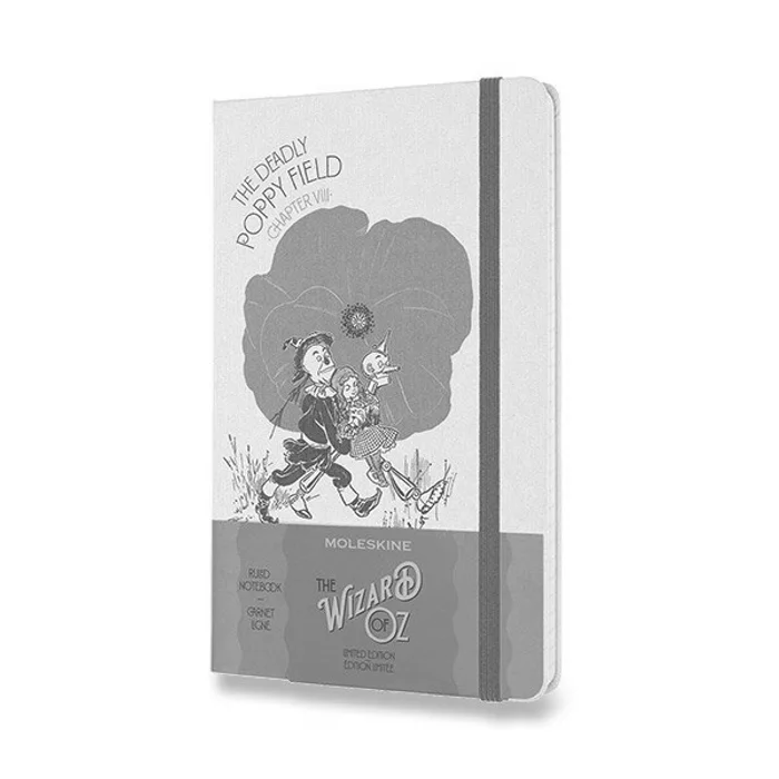 Główne zdjęcie produktu Zápisník Moleskine Wizard Of Oz - tvrdé desky L, linkovaný, červený