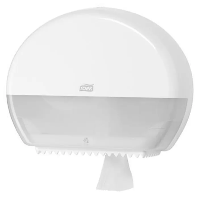 Główne zdjęcie produktu Zásobník na mini Jumbo toaletní papír T-Box Mini TORK bílý T2 [1 ks]