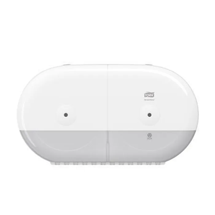 Główne zdjęcie produktu Zásobník TORK SmartOne Twin Mini na toaletní papír se středovým odvíjením bílý T9 [1 ks]