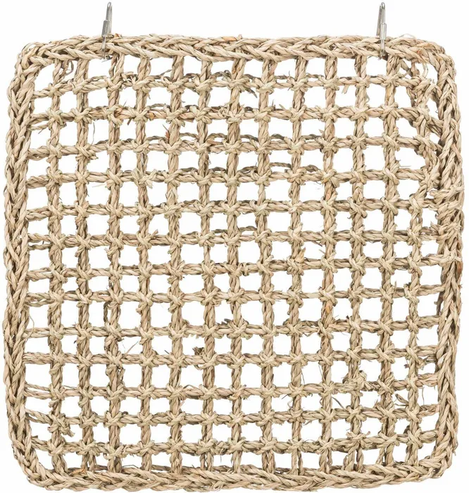 Główne zdjęcie produktu Závěsná síť pro hlodavce, 30 x 30 cm, mořská tráva