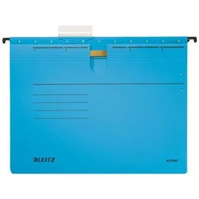 Wiszące płyty Leitz ALPHA® z szybkozłączką, niebieskie [25 szt.]