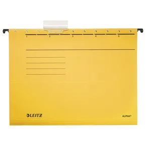 Wiszące Leitz ALPHA® Typ V, żółte [25 szt]