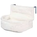 Następne zdjęcie produktu Wiszące pluszowe łóżko do ogrzewania głębokiego 45x13x33 cm białe
