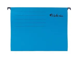 Kartoteki wiszące, A4, niebieskie, VICTORIA [25 szt]