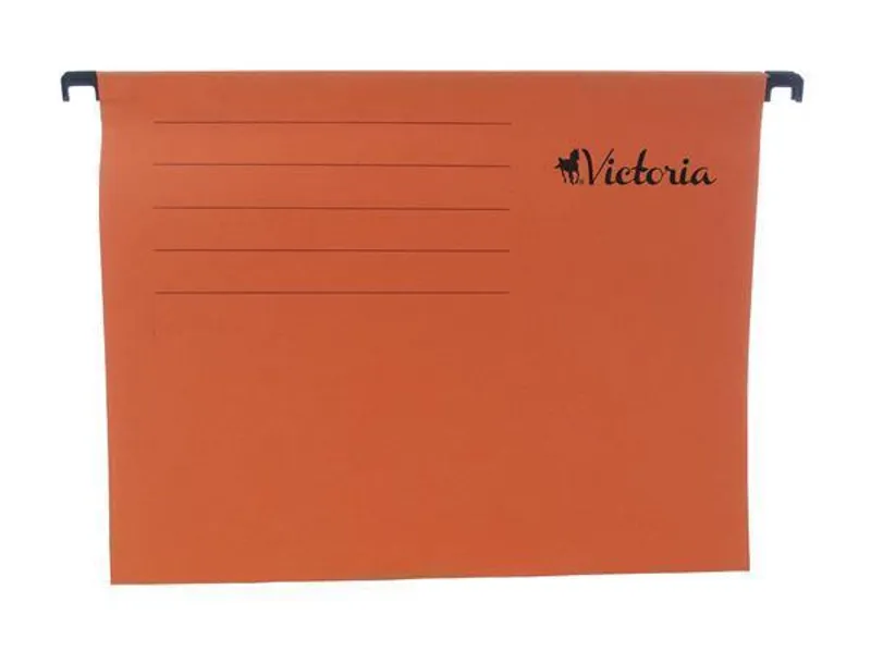 Główne zdjęcie produktu Závěsné zakládací desky, A4, oranžové, VICTORIA [25 ks]