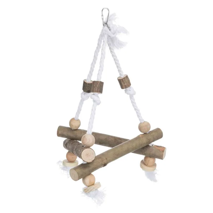 Główne zdjęcie produktu Závěsný dřevěný triangl 27x27x27 cm