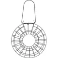 Następne zdjęcie produktu Pierścień do zawieszania na 8 kulek łojowych 24 x 8 cm, metalowy