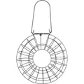 Następne zdjęcie produktu Pierścień do zawieszania na 8 kulek łojowych 24 x 8 cm, metalowy