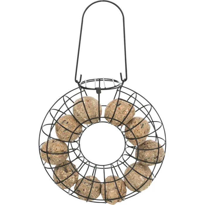 Główne zdjęcie produktu Závěsný kruh na 8 lojových koulí 24 x 8 cm, kovový
