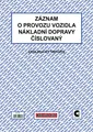 Następne zdjęcie produktu Záznam o provozu vozidla nákladní dopravy A4 (stazka) číslovaný ET212