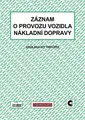 Zapis o eksploatacji pojazdu transportu ciężarowego A4 stazka ET210