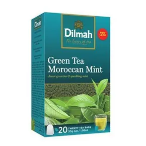 Zielona herbata, 20x1,5g, DILMAH, Marokańska Mięta
