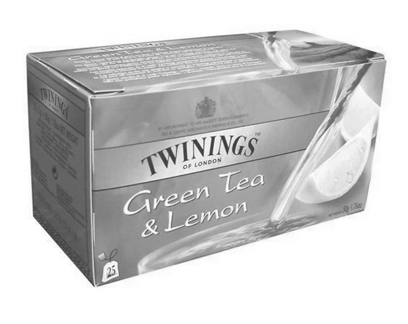 Główne zdjęcie produktu Zelený čaj, citrón, 25x1,6 g, TWININGS