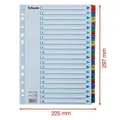 Następne zdjęcie produktu Rejestratory z tektury wzmocnionej Esselte Mylar, A4, Mix kolorów