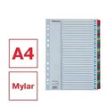 Rejestratory z tektury wzmocnionej Esselte Mylar, A4, Mix kolorów