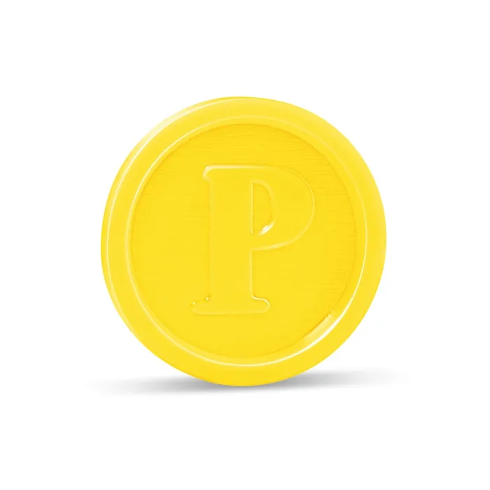Główne zdjęcie produktu Žeton žlutý [100 ks]