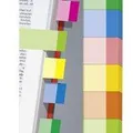 Następne zdjęcie produktu Paski do znakowania, arkusze 10x50, 15x50 mm, SIGEL Przezroczysty, mix kolorów
