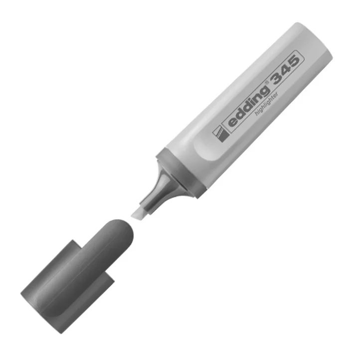 Główne zdjęcie produktu Zvýrazňovač "345", světle modrá, 1-5mm, EDDING